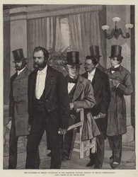 The Congress at Berlin, Staircase of the Radziwill Palace, Arrival of Prince Gortschakoff